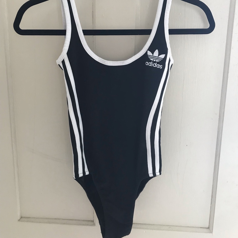 Adidas low cut body suit.